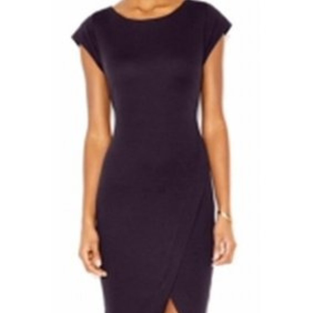 Bar lll women’s dress black with rose gold flowers